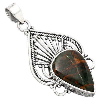 Artisan - Turkish Rainforest Chrysocolla Pendant P-1541 SDP154993