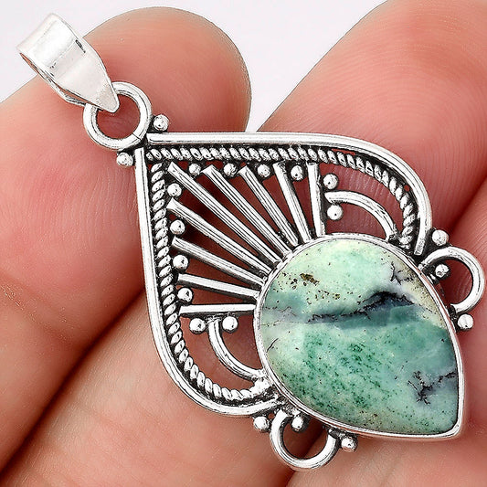 Artisan - Dendritic Chrysoprase - Africa Pendant P-1541 SDP154995