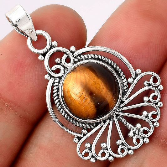 Artisan - Natural Tiger Eye - Africa Pendant P-1544 SDP155004