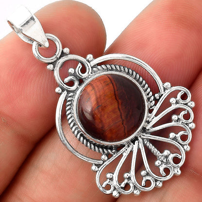 Artisan - Natural Red Tiger Eye Pendant P-1544 SDP155005