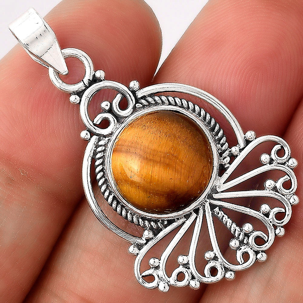 Artisan - Natural Tiger Eye - Africa Pendant P-1544 SDP155006