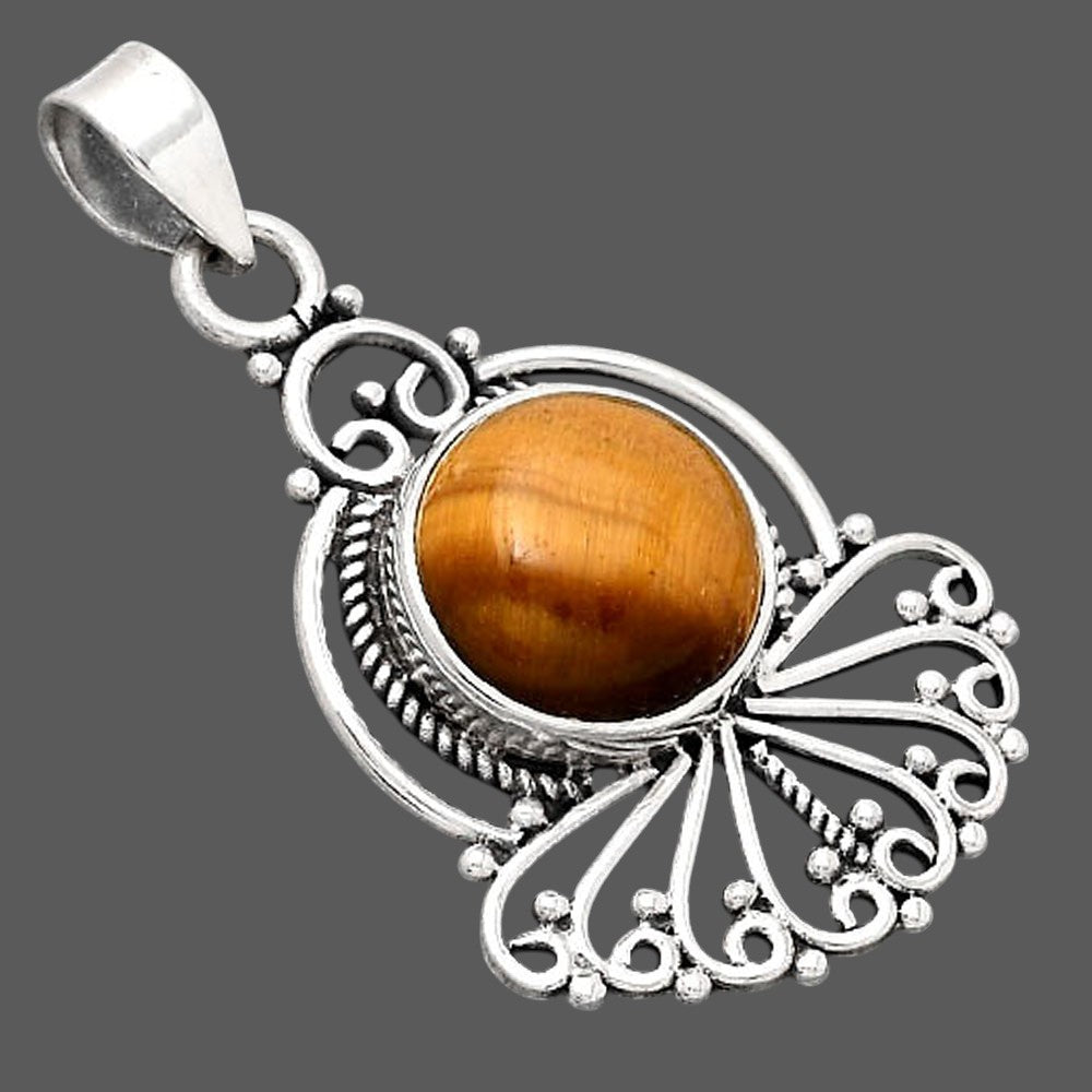 Artisan - Natural Tiger Eye - Africa Pendant P-1544 SDP155006