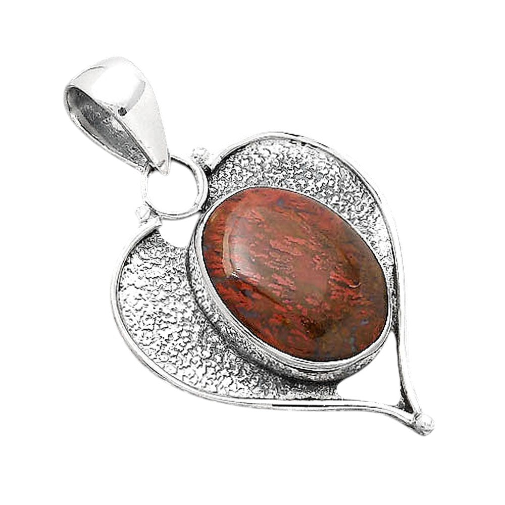 Natural Red Moss Agate Pendant P-1503 SDP155022