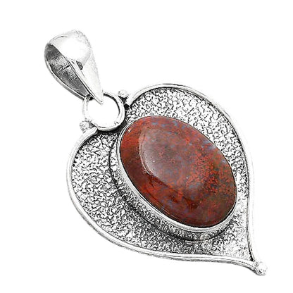 Natural Red Moss Agate Pendant P-1503 SDP155026