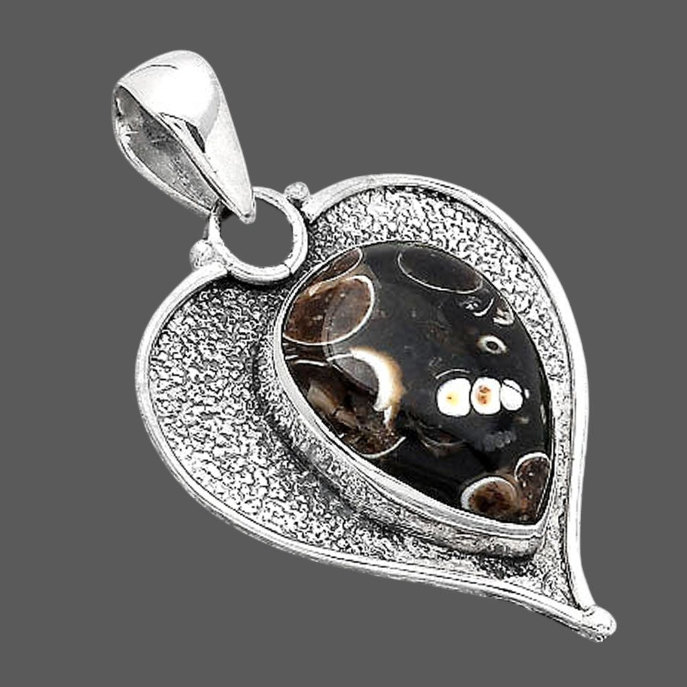 Natural Turtella Jasper - USA Pendant P-1503 SDP155027