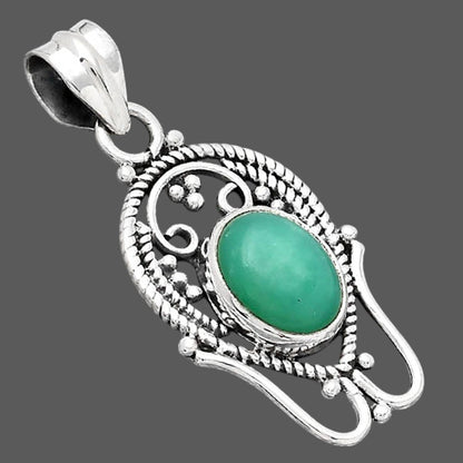 Natural Chrysoprase - Australia Pendant P-1681 SDP155032
