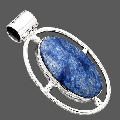 Natural Dumortierite Quartz Pendant P-1488 SDP155061