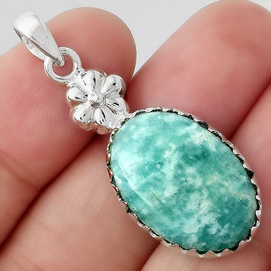 Natural Paraiba Amazonite Pendant P-1306 SDP155068