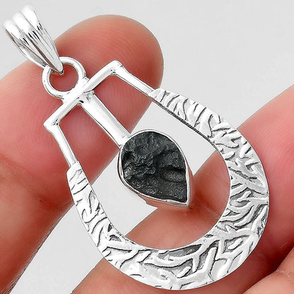 Natural Tektite Rough - Greek Pendant P-1343 SDP155090