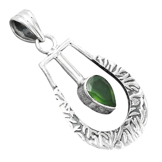 Natural Nephrite Jade - Canada Pendant P-1343 SDP155094