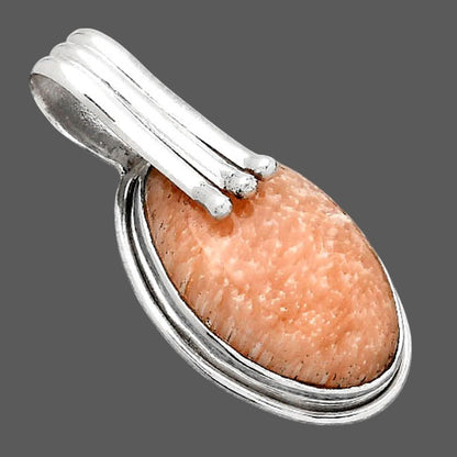 Natural Orange Scolecite - India Pendant P-1664 SDP155104