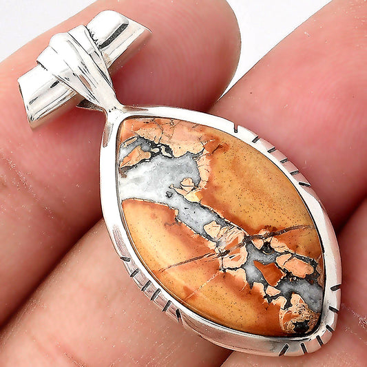 Natural Maligano Jasper - Indonesia Pendant P-1667 SDP155106