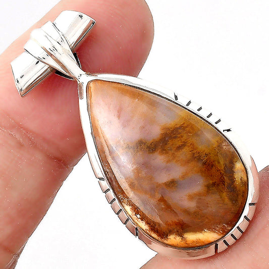 Natural Red Moss Agate Pendant P-1667 SDP155111