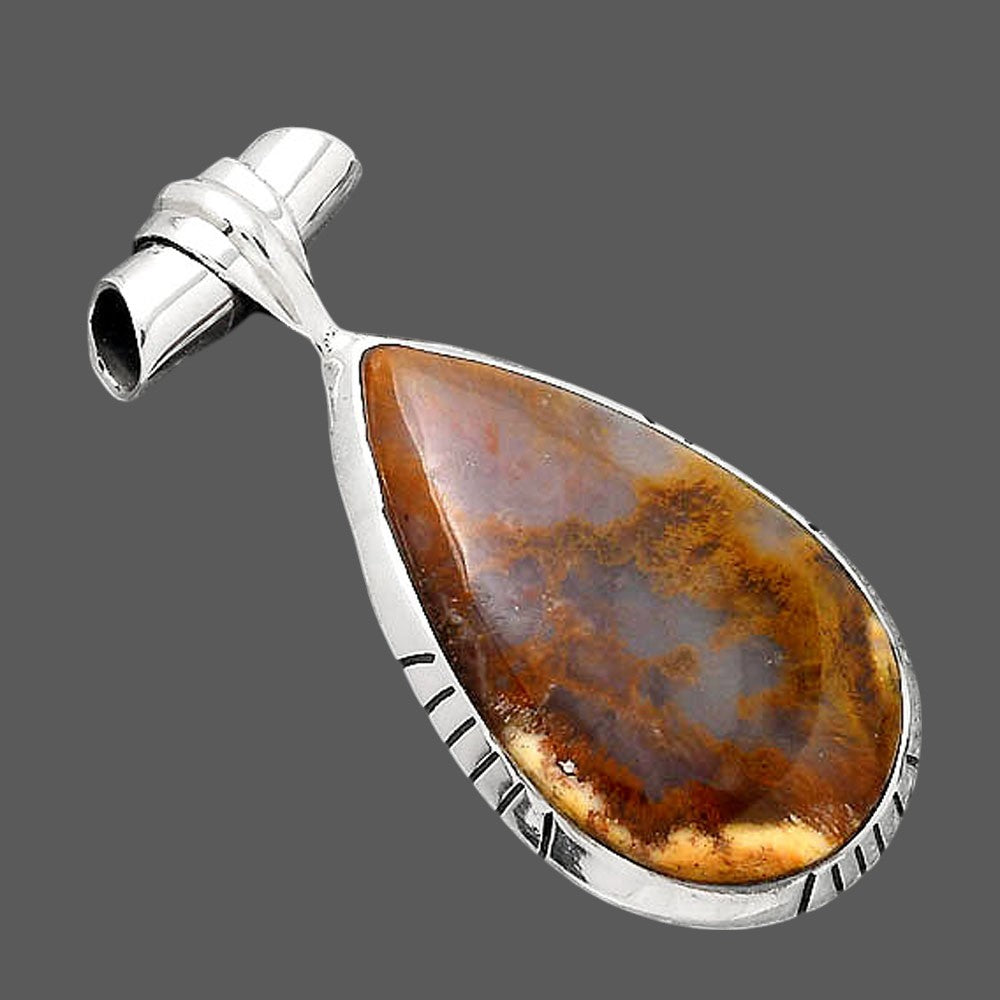 Natural Red Moss Agate Pendant P-1667 SDP155111
