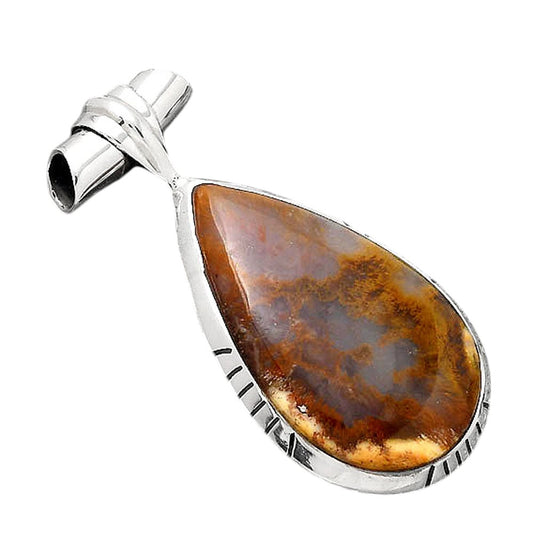 Natural Red Moss Agate Pendant P-1667 SDP155111