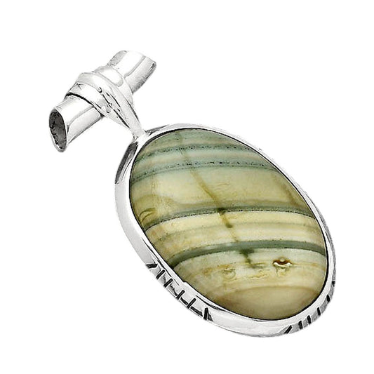 Natural Saturn Chalcedony Pendant P-1667 SDP155114