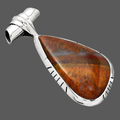 Natural Red Moss Agate Pendant P-1667 SDP155117