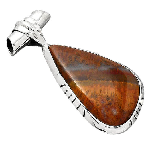 Natural Red Moss Agate Pendant P-1667 SDP155117