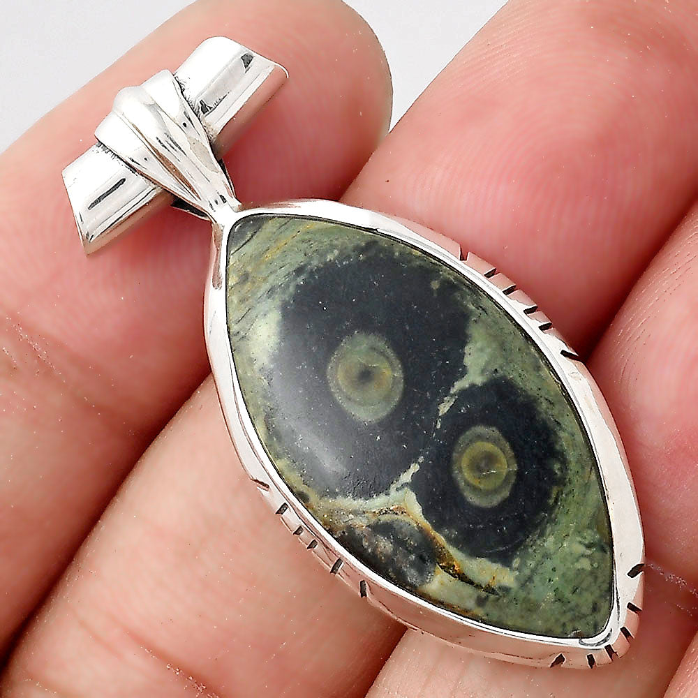 Natural Star Galaxy Jasper Pendant P-1667 SDP155122