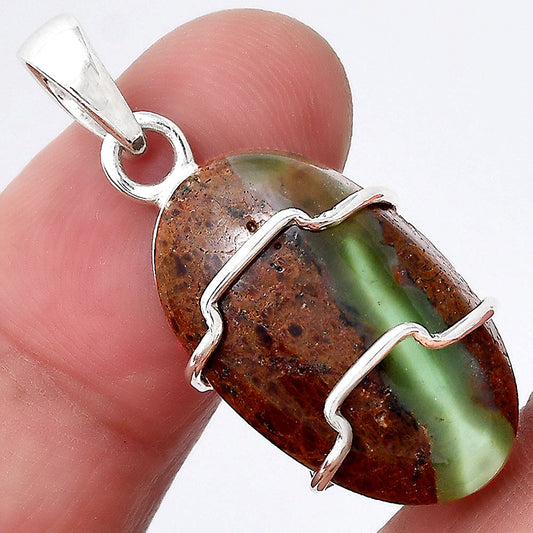 Natural Boulder Chrysoprase Australia Pendant P-1638 SDP155128