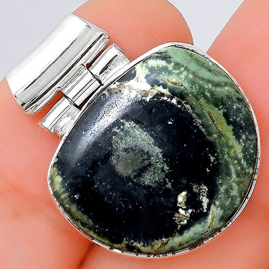 Natural Star Galaxy Jasper Pendant P-1621 SDP155149
