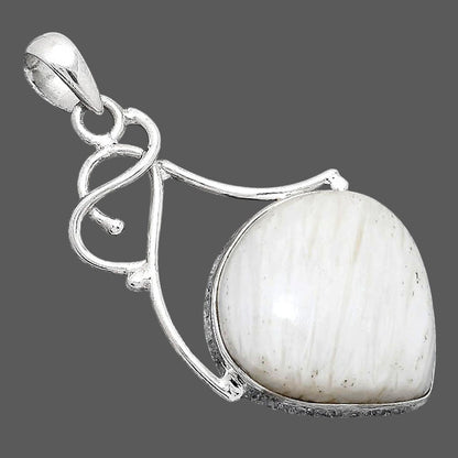 Natural White Scolecite Pendant P-1036 SDP155161