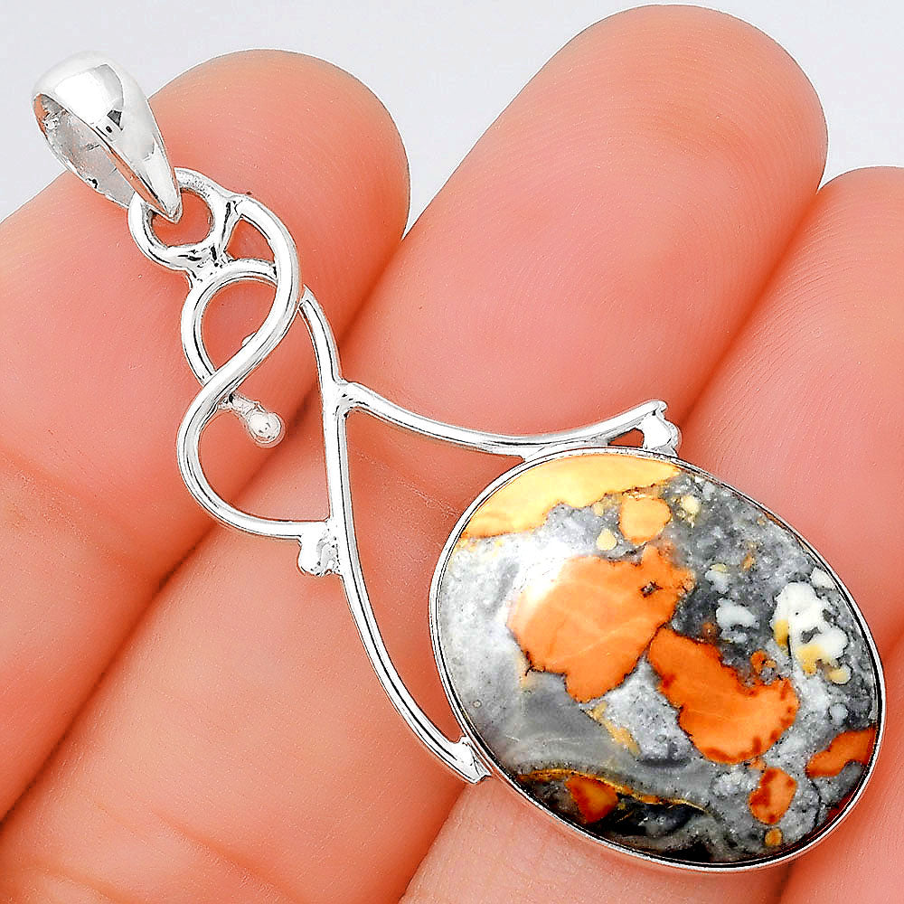 Natural Maligano Jasper - Indonesia Pendant P-1036 SDP155169