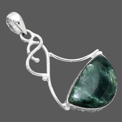 Natural Russian Seraphinite Pendant P-1036 SDP155171