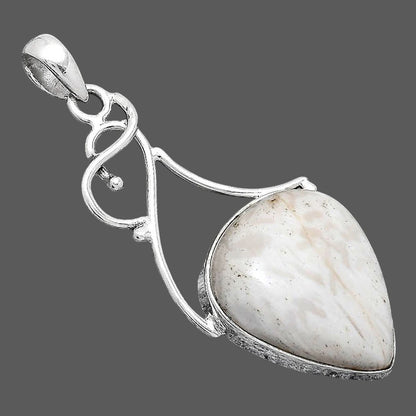 Natural White Scolecite Pendant P-1036 SDP155173
