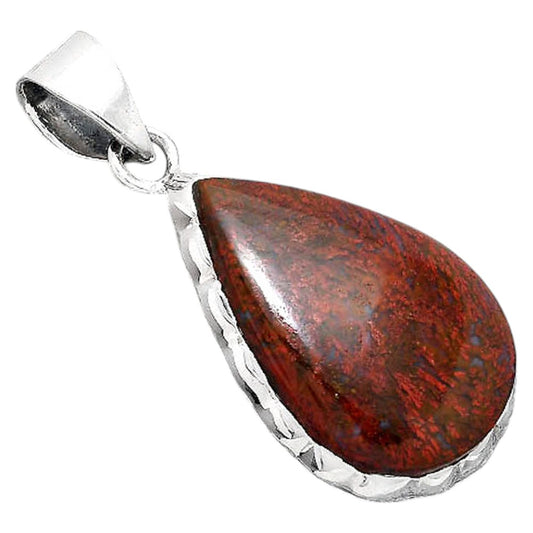 Natural Red Moss Agate Pendant P-1110 SDP155181
