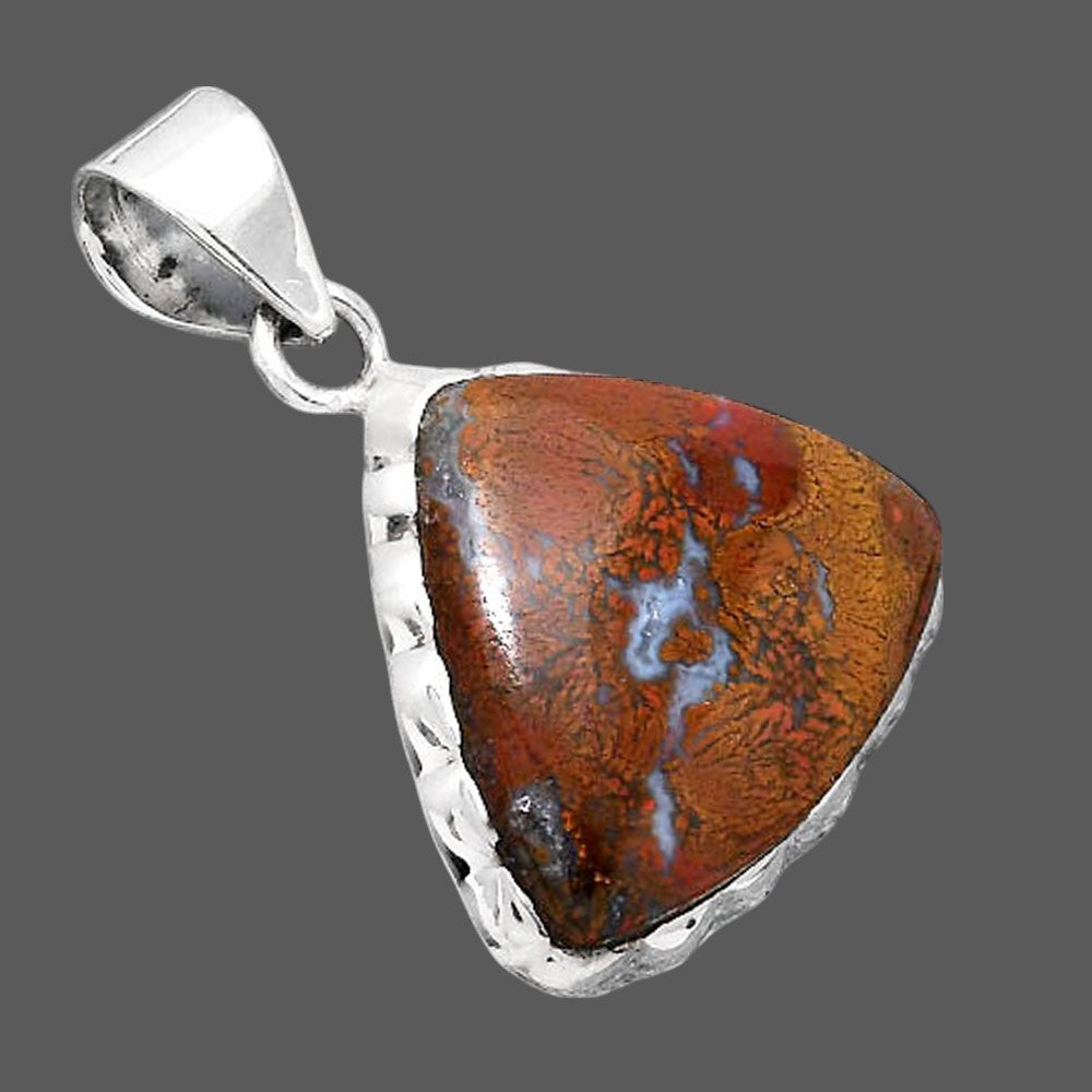 Natural Red Moss Agate Pendant P-1110 SDP155184