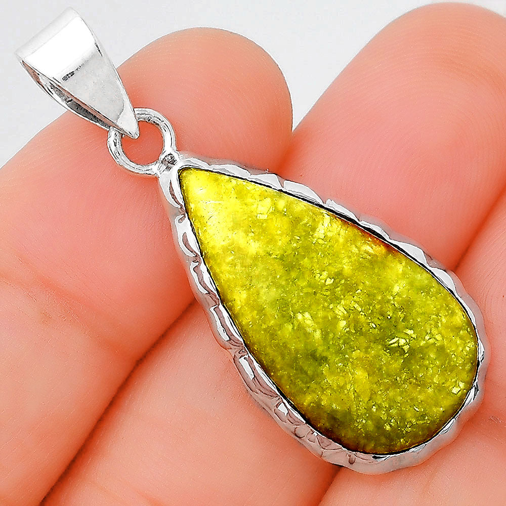 Natural Green Opal Madagascar Pendant P-1110 SDP155185