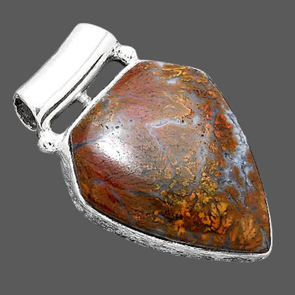 Natural Red Moss Agate Pendant P-1259 SDP155188