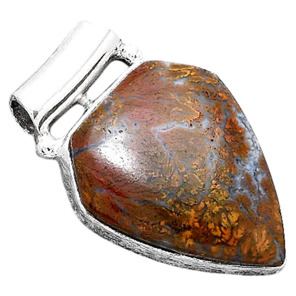 Natural Red Moss Agate Pendant P-1259 SDP155188