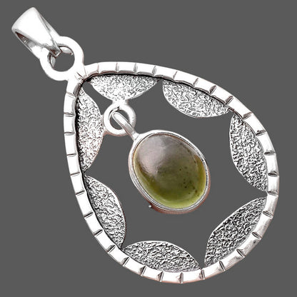 Natural Nephrite Jade - Canada Pendant P-1478 SDP155221