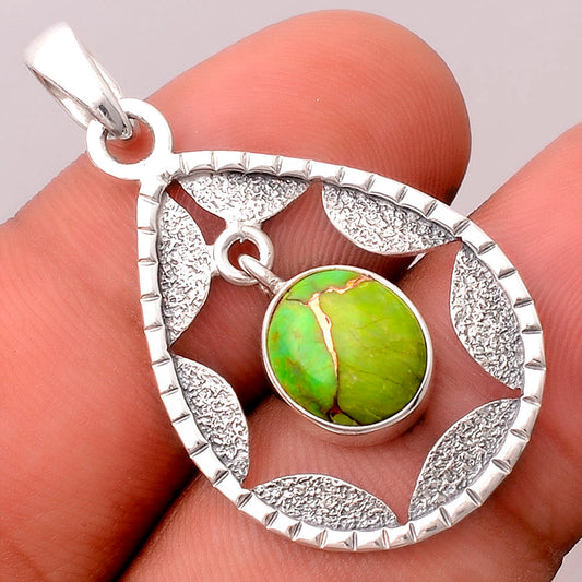 Copper Green Turquoise - Arizona Pendant P-1478 SDP155230