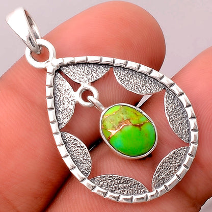Copper Green Turquoise - Arizona Pendant P-1478 SDP155231