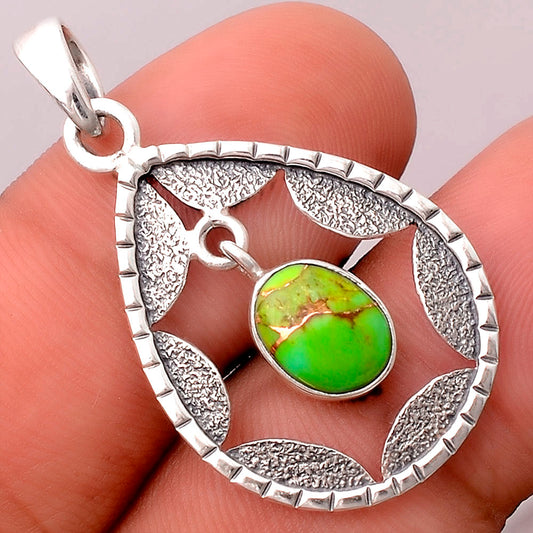 Copper Green Turquoise - Arizona Pendant P-1478 SDP155231