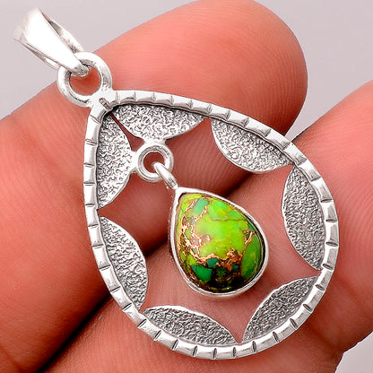 Copper Green Turquoise - Arizona Pendant P-1478 SDP155232