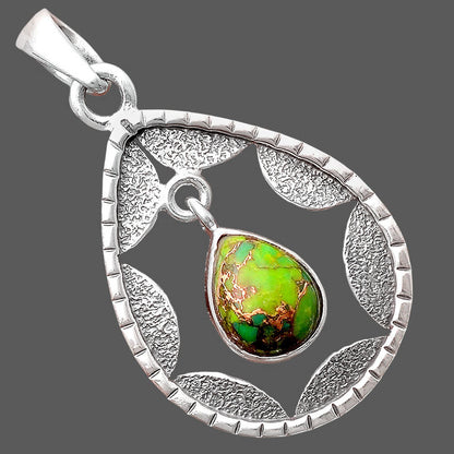 Copper Green Turquoise - Arizona Pendant P-1478 SDP155232