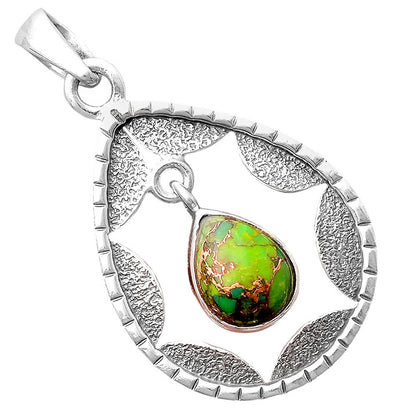 Copper Green Turquoise - Arizona Pendant P-1478 SDP155232
