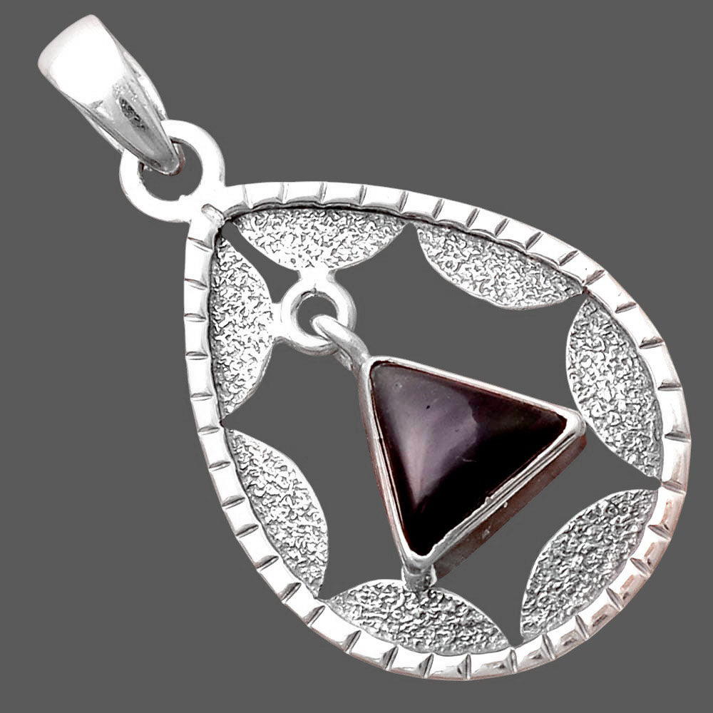 Natural Tektite Cab - Greek Pendant P-1478 SDP155233