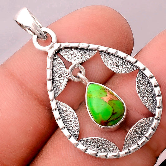 Copper Green Turquoise - Arizona Pendant P-1478 SDP155234