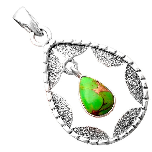 Copper Green Turquoise - Arizona Pendant P-1478 SDP155234