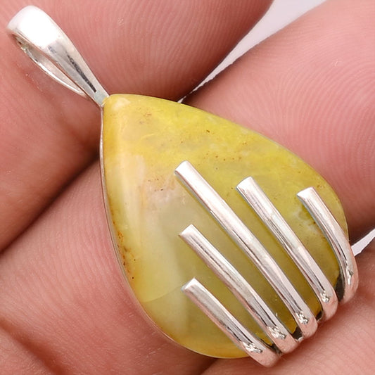 Natural Green Opal Madagascar Pendant P-1559 SDP155239