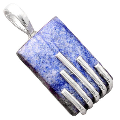 Natural Dumortierite Quartz Pendant P-1559 SDP155246