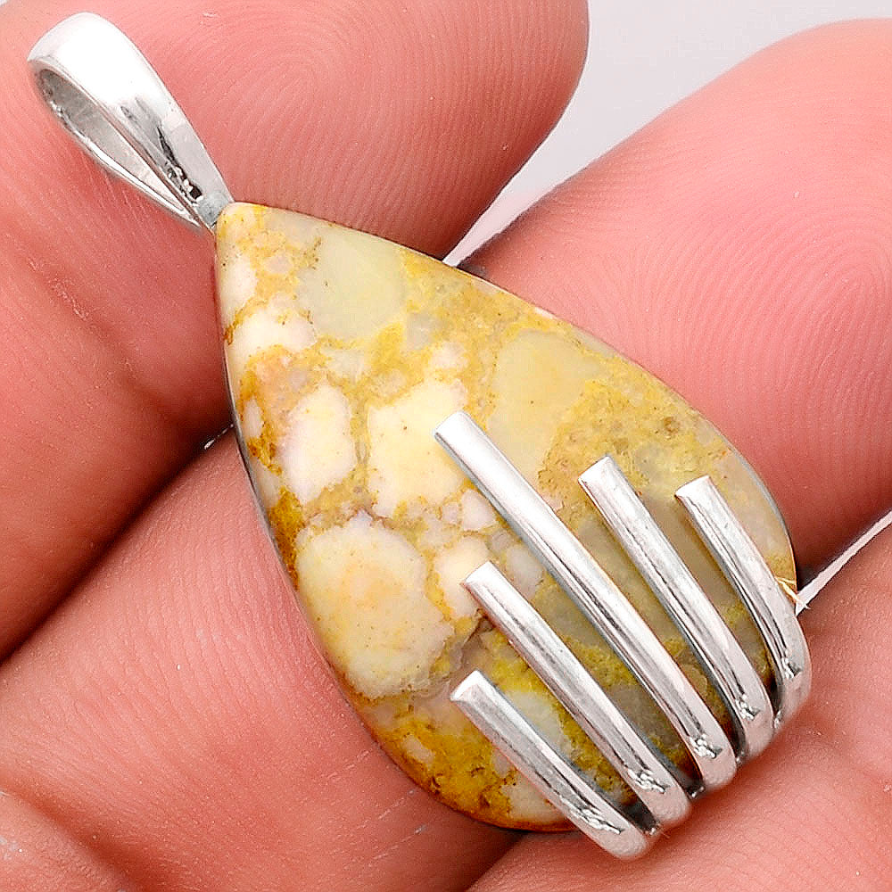 Natural Green Opal Madagascar Pendant P-1559 SDP155250