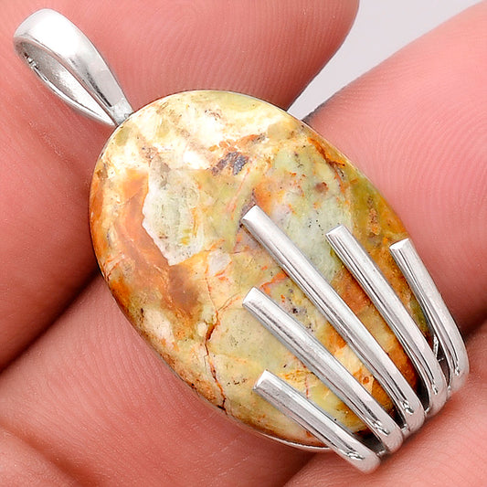 Natural Morrisonite Jasper Pendant P-1559 SDP155252