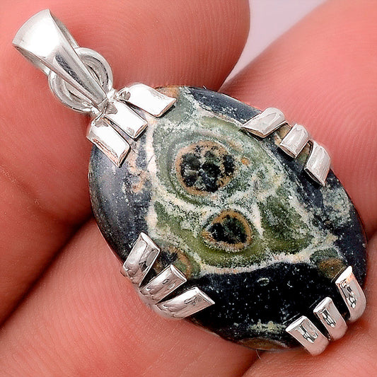 Natural Star Galaxy Jasper Pendant P-1564 SDP155255