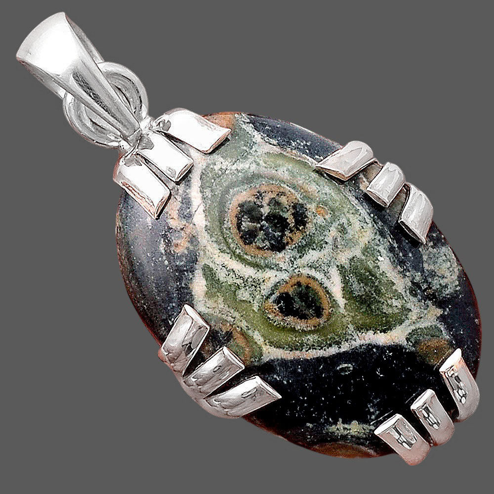 Natural Star Galaxy Jasper Pendant P-1564 SDP155255